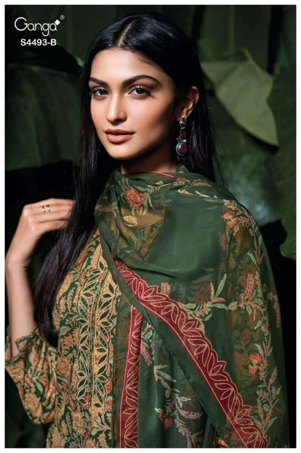 My Fashion Road Ganga Fashion Jasira Fancy Cotton Salwar Suit | S4493 – B