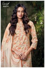 My Fashion Road Ganga Fashion Kreya Pure Cotton Satin Salwar Suit| S4401 – A