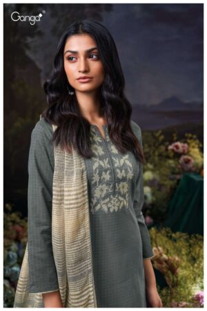 My Fashion Road Ganga Fashion Krithya Exclusive Designs Cotton Suit | S3608 – B