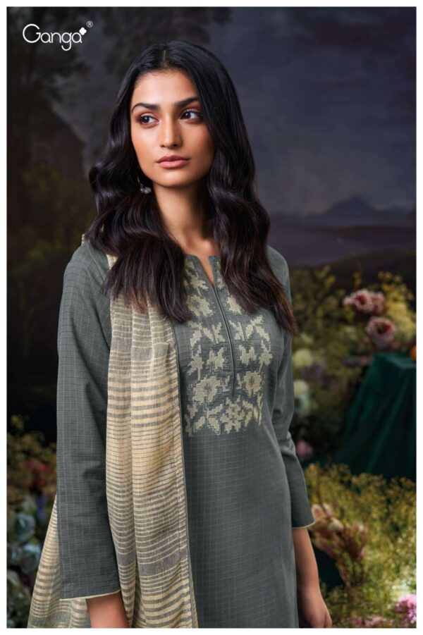 My Fashion Road Ganga Fashion Krithya Exclusive Designs Cotton Suit | S3608 – B