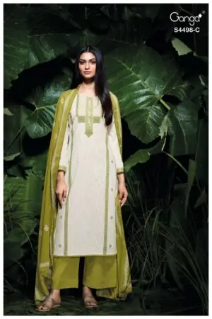 My Fashion Road Ganga Fashion Kritsha Fancy Cotton Ladies Suit | S4498 – C