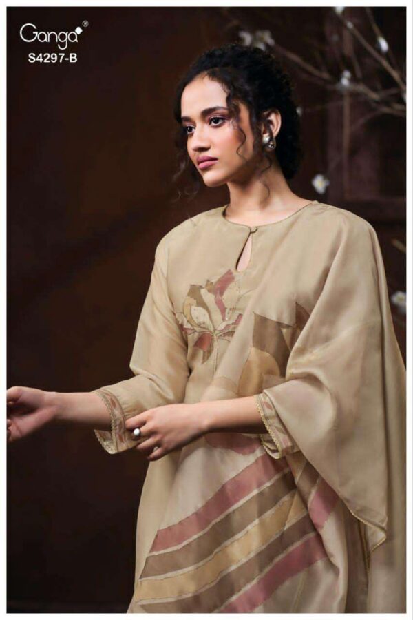 My Fashion Road Ganga Fashion Lirisha Fancy Satin Silk Catalog | S4297 – B