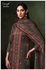 My Fashion Road Ganga Fashion Luvia Pure Cotton Satin Dress | S4413 – C