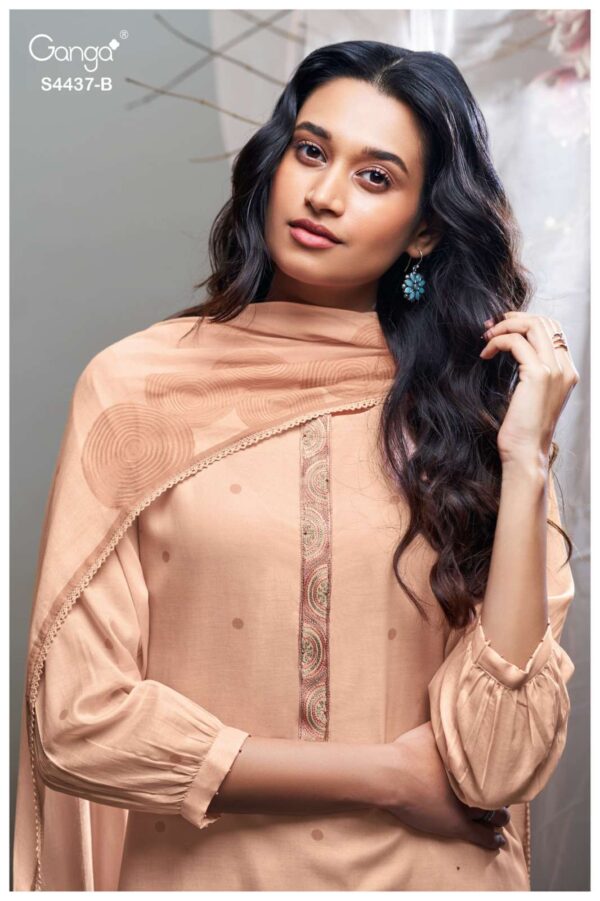 My Fashion Road Ganga Fashion Lynael Exclusive Fancy Ladies Suit | S4437 – B