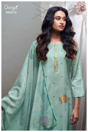 My Fashion Road Ganga Fashion Lynael Exclusive Fancy Ladies Suit | S4437 – C