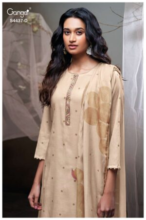 My Fashion Road Ganga Fashion Lynael Exclusive Fancy Ladies Suit | S4437 – D