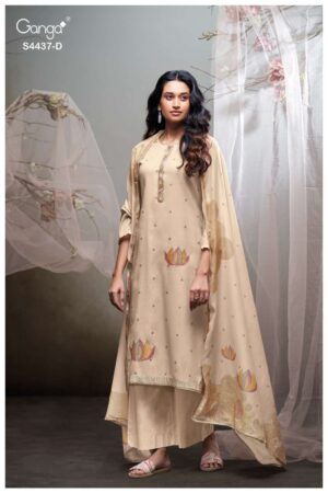 My Fashion Road Ganga Fashion Lynael Exclusive Fancy Ladies Suit | S4437 – D