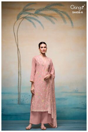 My Fashion Road Ganga Fashion Lyvara Exclusive Fancy Ladies Dress | S4458 – A