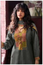 My Fashion Road Ganga Fashion Maven Pure Russian Silk Suit | S4339 – A