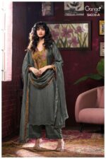 My Fashion Road Ganga Fashion Maven Pure Russian Silk Suit | S4339 – A