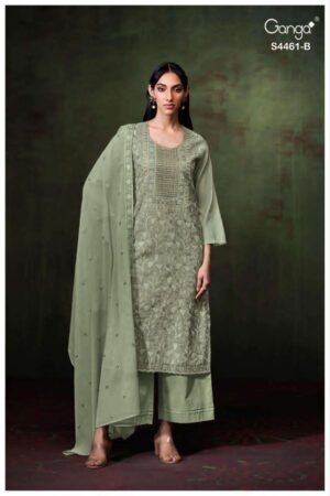 My Fashion Road Ganga Fashion Nelora Exclusive Fancy Ladies Suit | S4461 – B