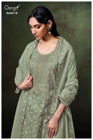 My Fashion Road Ganga Fashion Nelora Exclusive Fancy Ladies Suit | S4461 – B