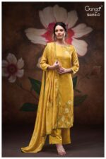 My Fashion Road Ganga Fashion Nirisha Pure Cotton Satin Ladies Dress | S4414-C