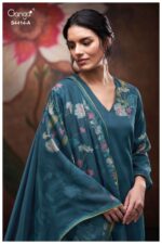 My Fashion Road Ganga Fashion Nirisha Pure Cotton Satin Ladies Dress | S4414-A