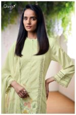 My Fashion Road Ganga Fashion Nyomi Premium Cotton Jacquard Suit | S3648 – D