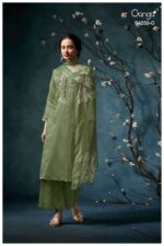 My Fashion Road Ganga Fashion Olesia Pure Cotton Satin Ladies Dress | S4255 – C