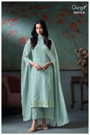 My Fashion Road Ganga Fashion Ozyra Premium Designs Ladies Dress | S4515 – B