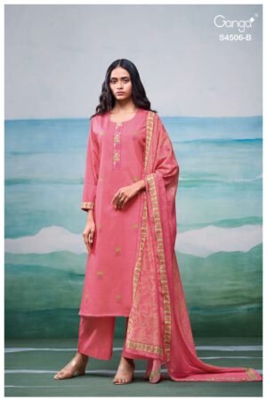 My Fashion Road Ganga Fashion Sveaa Premium Wear Cotton Suit | S4506 – B