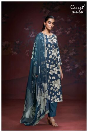 My Fashion Road Ganga Fashion Taymi Fancy Cotton Salwar Kameez | S4440 – D