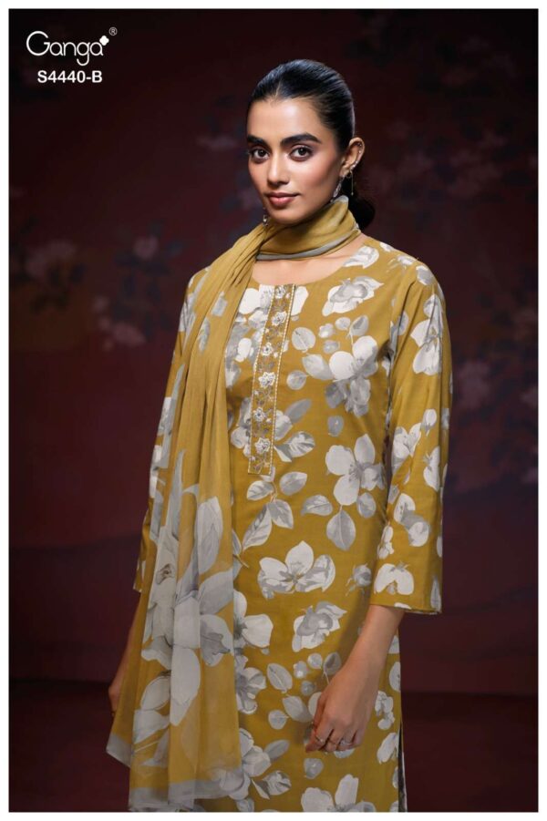 My Fashion Road Ganga Fashion Taymi Fancy Cotton Salwar Kameez | S4440 – B