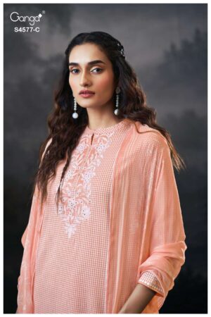 My Fashion Road Ganga Fashion Zoyael Premium Designs Cotton Suit | S4577 – C
