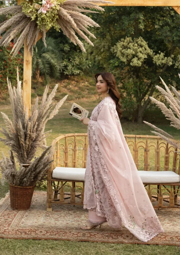 My Fashion Road Elaf Luxury Lawn Unstitched Collection 2026 | ELY-4A