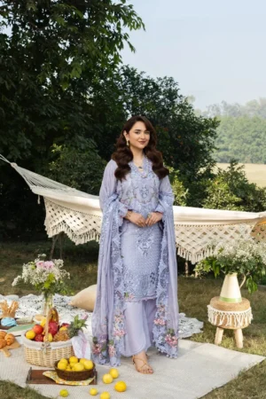My Fashion Road Elaf Luxury Lawn Unstitched Collection 2026 | ELY-3B