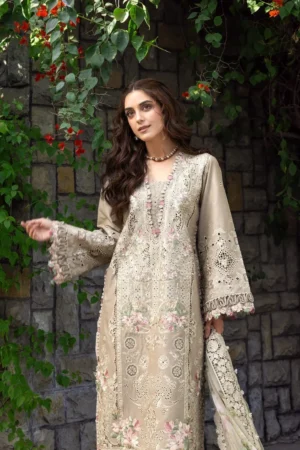 My Fashion Road Elaf Luxury Lawn Unstitched Collection 2026 | ELY-2A