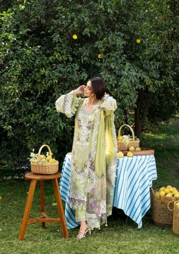 My Fashion Road Elaf Luxury Lawn Unstitched Collection 2026 | ELY-08