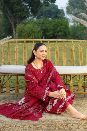 My Fashion Road Elaf Luxury Lawn Unstitched Collection 2026 | ELY-10