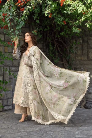 My Fashion Road Elaf Luxury Lawn Unstitched Collection 2026 | ELY-2A