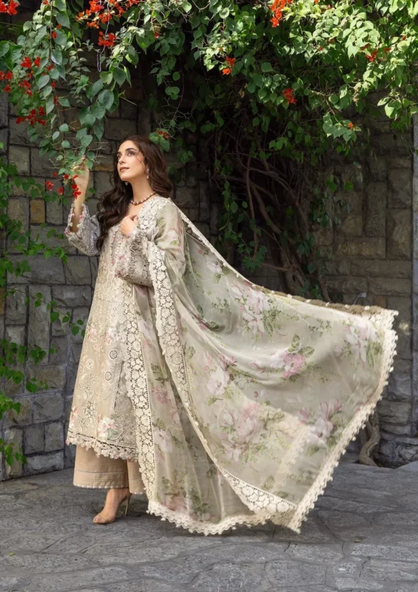 My Fashion Road Elaf Luxury Lawn Unstitched Collection 2026 | ELY-2A
