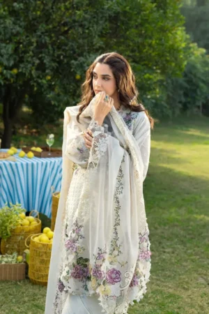 My Fashion Road Elaf Luxury Lawn Unstitched Collection 2026 | ELY-3A