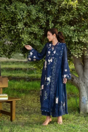 My Fashion Road Elaf Luxury Lawn Unstitched Collection 2026 | ELY-4B