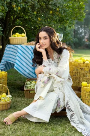 My Fashion Road Elaf Luxury Lawn Unstitched Collection 2026 | ELY-3A