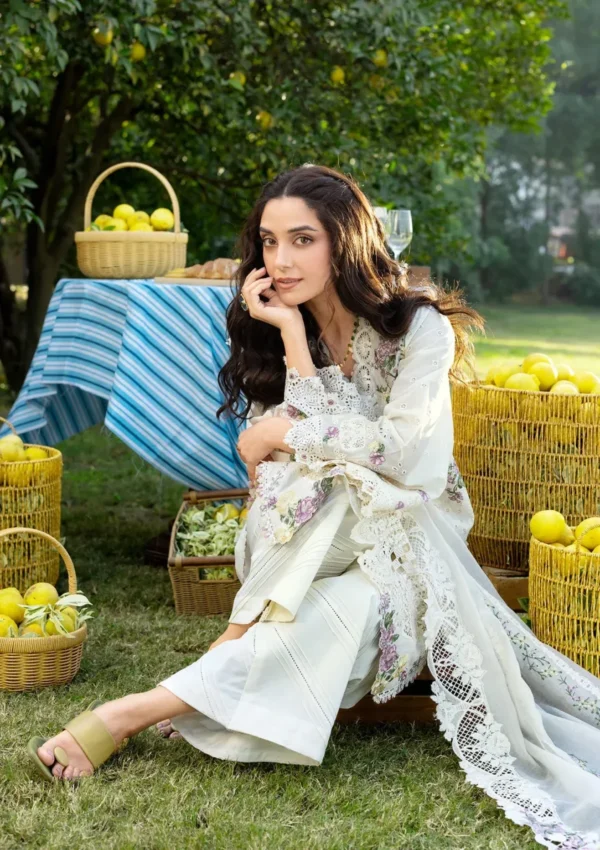 My Fashion Road Elaf Luxury Lawn Unstitched Collection 2026 | ELY-3A