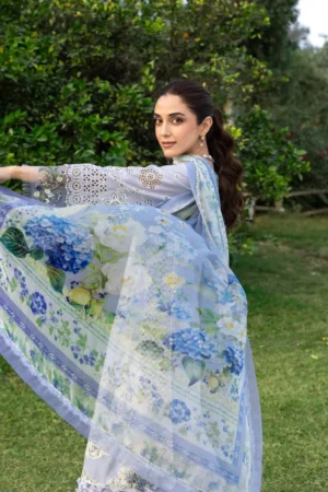 My Fashion Road Elaf Luxury Lawn Unstitched Collection 2026 | ELY-12