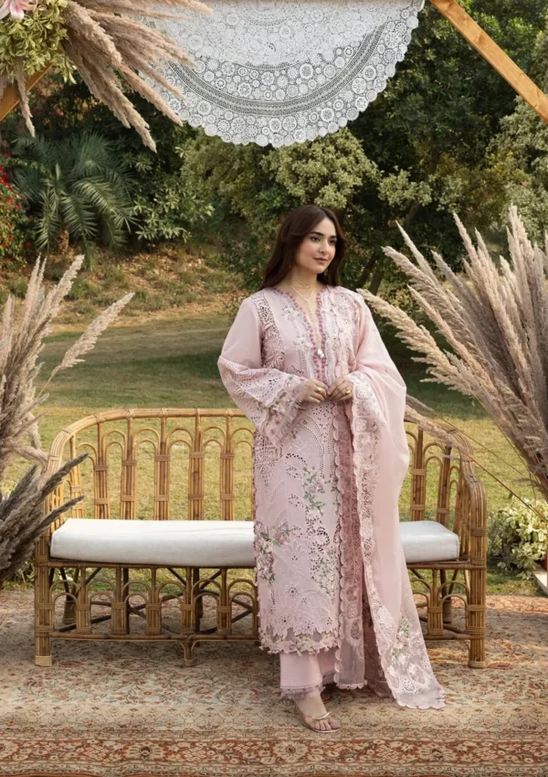 My Fashion Road Elaf Luxury Lawn Unstitched Collection 2026 | ELY-4A