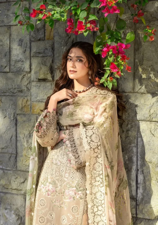 My Fashion Road Elaf Luxury Lawn Unstitched Collection 2026 | ELY-2A