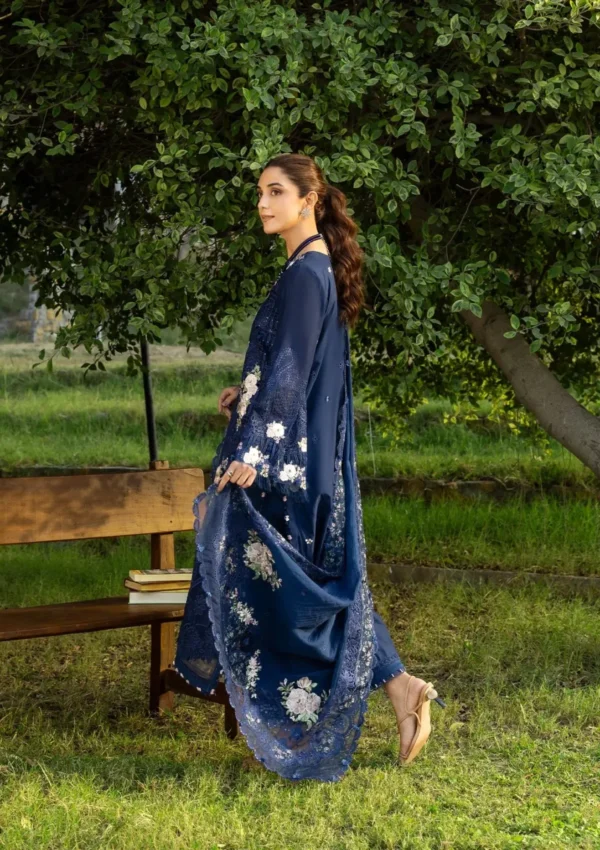 My Fashion Road Elaf Luxury Lawn Unstitched Collection 2026 | ELY-4B