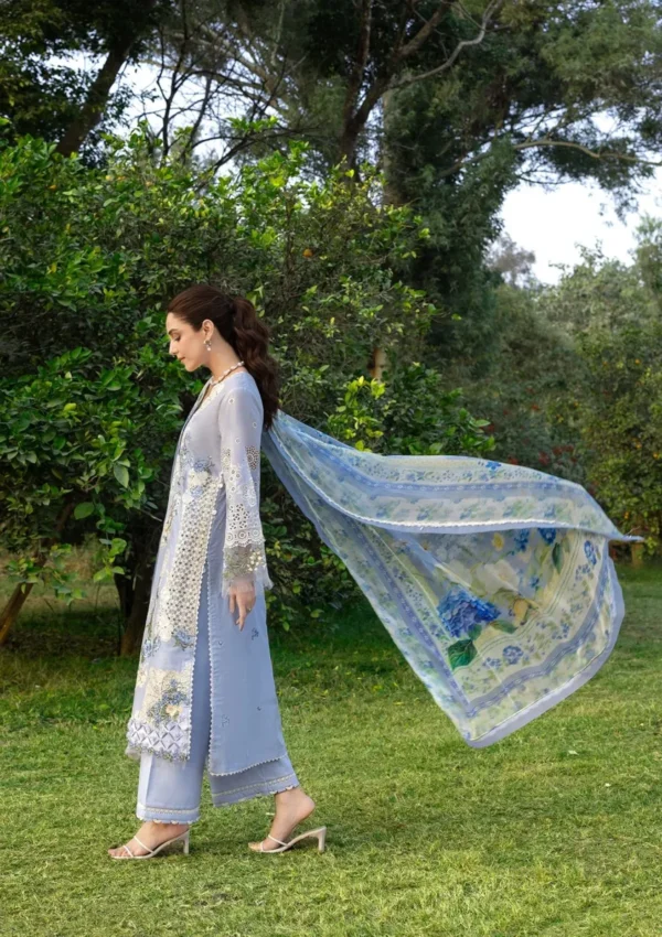 My Fashion Road Elaf Luxury Lawn Unstitched Collection 2026 | ELY-12