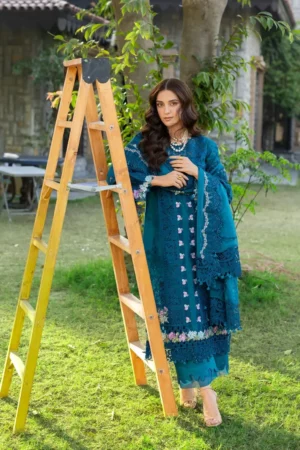 My Fashion Road Elaf Luxury Lawn Unstitched Collection 2026 | ELY-06