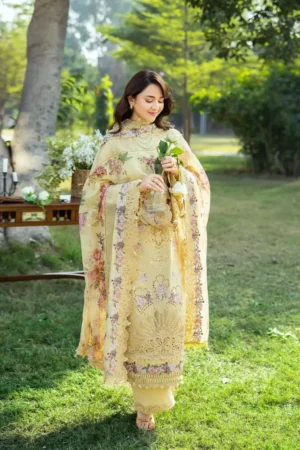 My Fashion Road Elaf Luxury Lawn Unstitched Collection 2026 | ELY-05