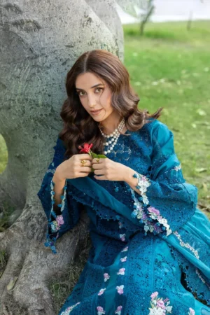 My Fashion Road Elaf Luxury Lawn Unstitched Collection 2026 | ELY-06