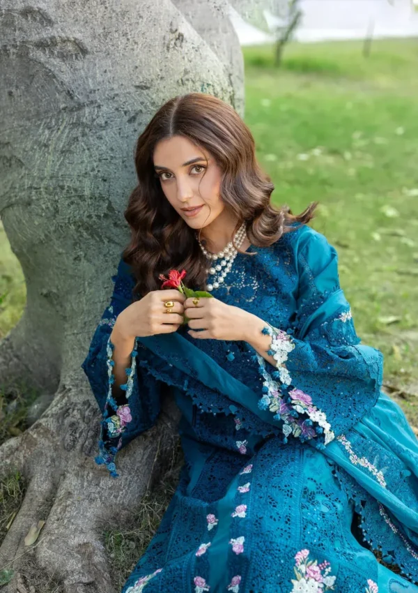 My Fashion Road Elaf Luxury Lawn Unstitched Collection 2026 | ELY-06