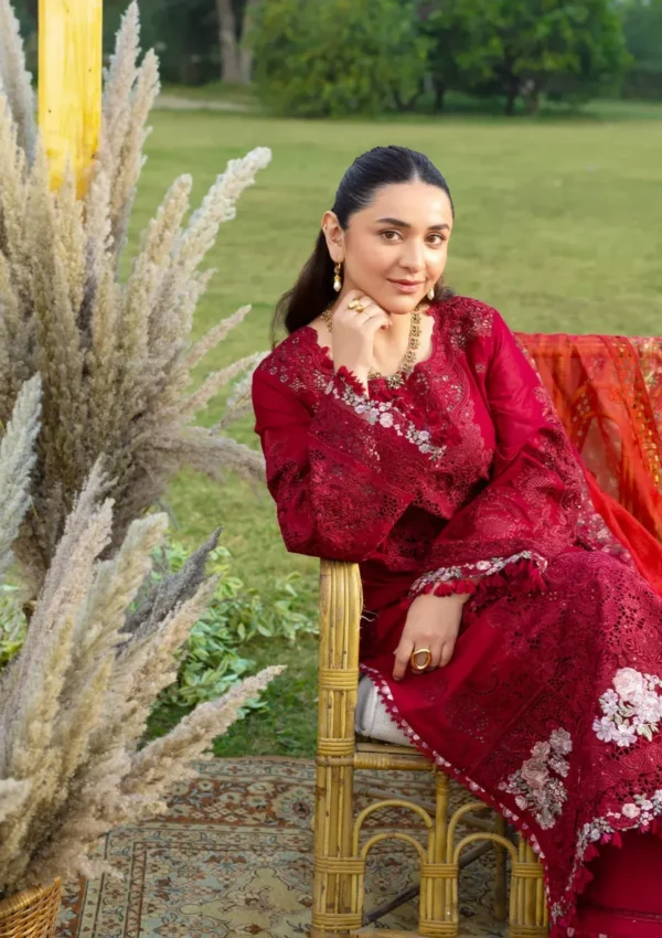 My Fashion Road Elaf Luxury Lawn Unstitched Collection 2026 | ELY-10