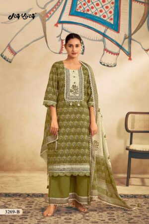 My Fashion Road Jay Vijay Gouri Premium Designs Cotton Dress | 3269 – B
