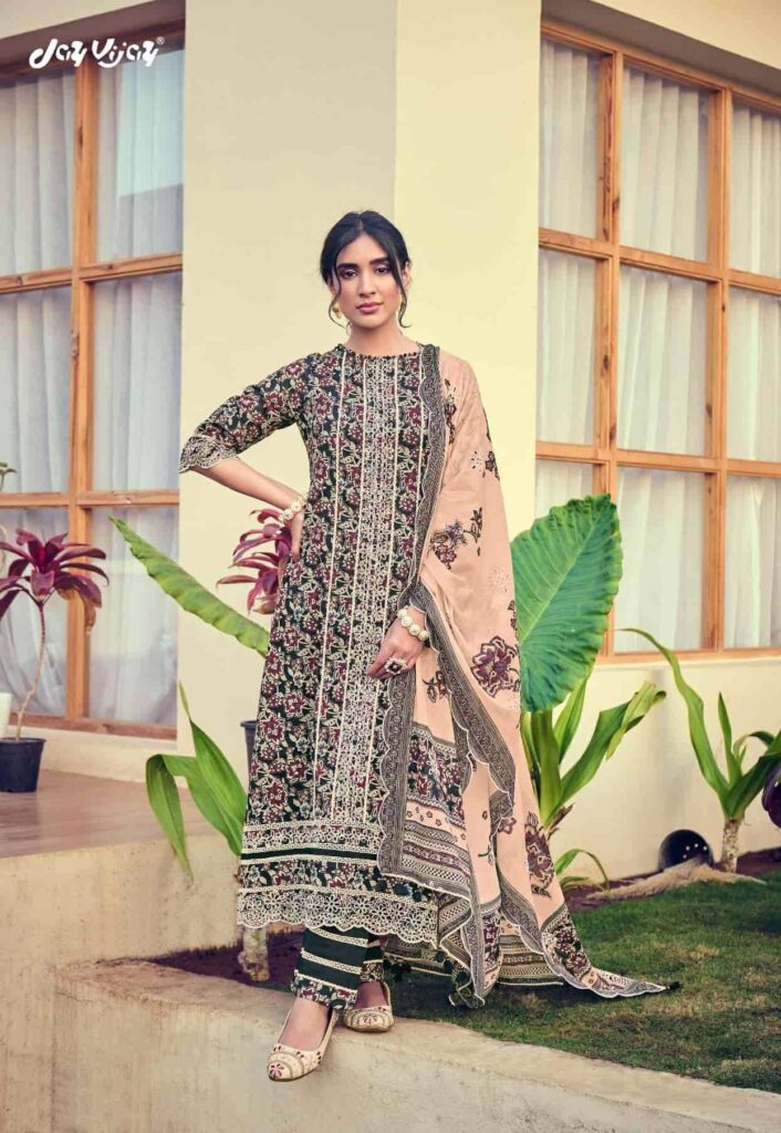 My Fashion Road Jay Vijay Hits Of Jahaan Pure Cotton Latest Suit | 8821