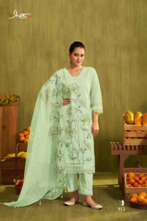 My Fashion Road Jay Vijay Shai Phal Premium Designs Ladies Suit | 913
