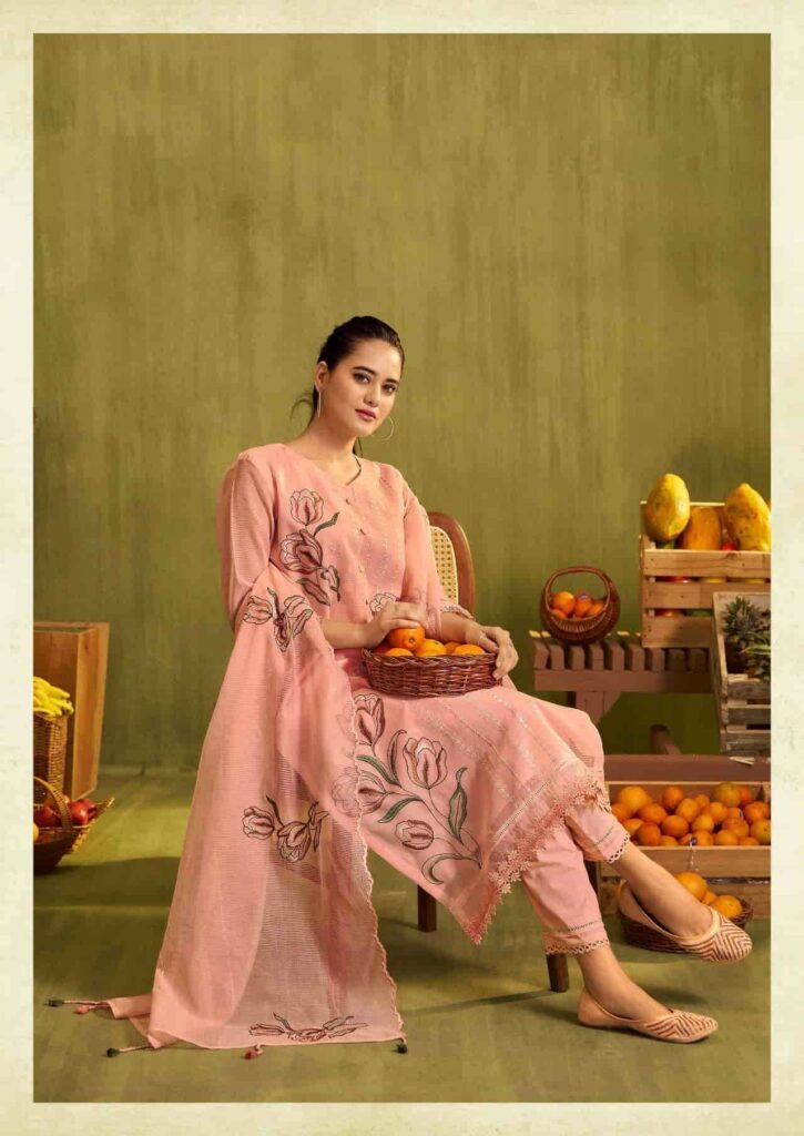 My Fashion Road Jay Vijay Shai Phal Premium Designs Ladies Suit | 916
